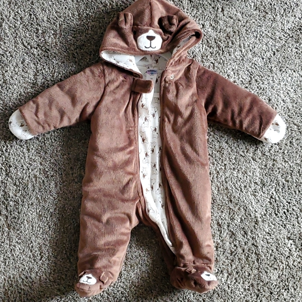 Carters baby bunting suit puppy